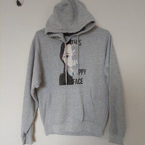 ATC  Wednesday Addams This Is My Happy Face Hoodie, Unisex S
